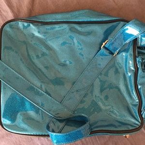 Blue glitter!!! Cute over the shoulder bag